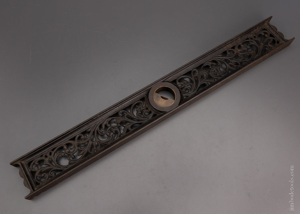 Fine Ornate Inclinometer Level by LL DAVIS 24 Inch - 104487