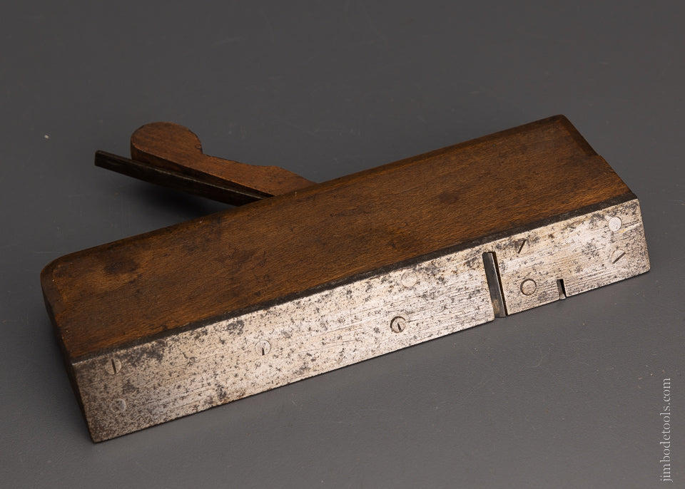 Fine Crisp Steel Soled Wooden Dovetail Plane - 104491