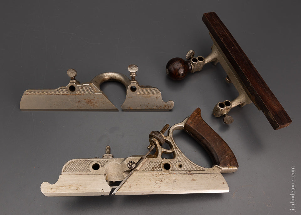 100% Complete STANLEY No. 45E Combination Plow Plane in Box SWEETHEART Skate (1920’s) - 104502