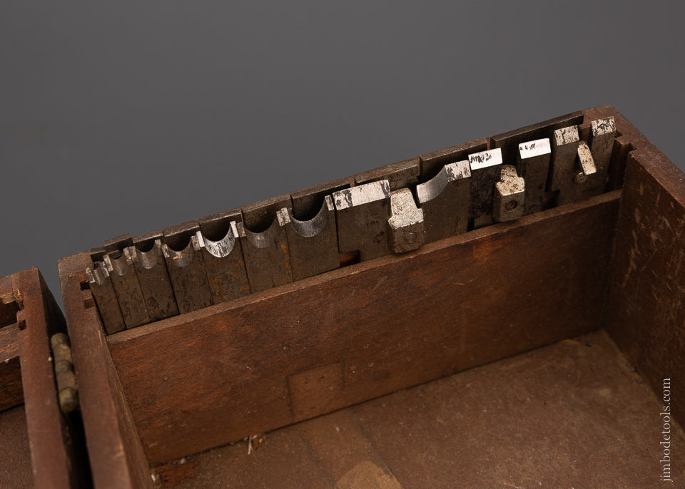 100% Complete STANLEY No. 45E Combination Plow Plane in Box SWEETHEART Skate (1920’s) - 104502