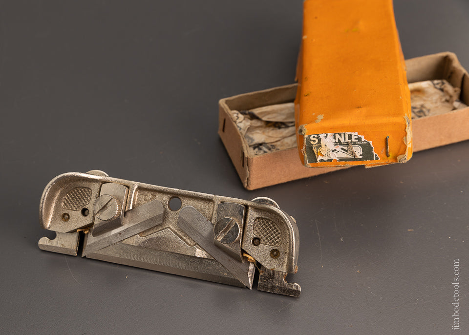 STANLEY No. 79 Double Side Rabbet Plane Mint in Box with Fence - 104505