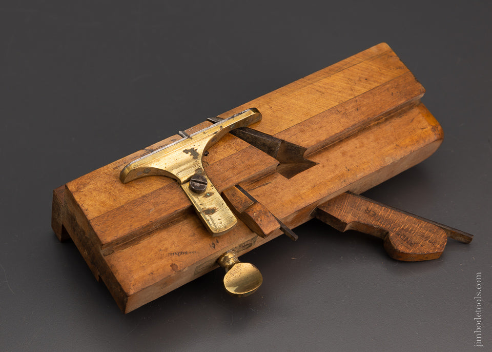 Fine D. MALLOCH Moving Filletster Plane with Incredible Boxing - 104524