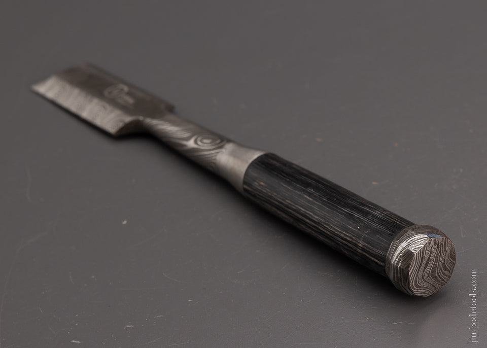 Massive 1 1/2 Inch Japanese Style Damascus Heavy Framing Chisel - 104527