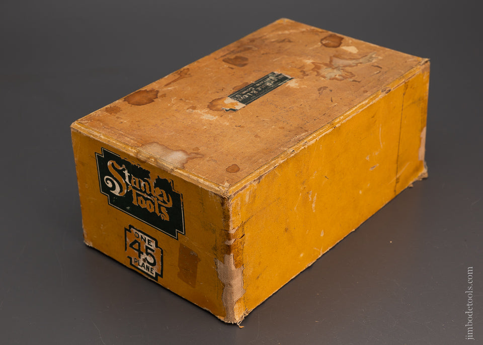 100% Complete Mint & Unused SWEETHEART STANLEY No. 45 Combination Plow Plane in Box Ca. 1920’s - 104536