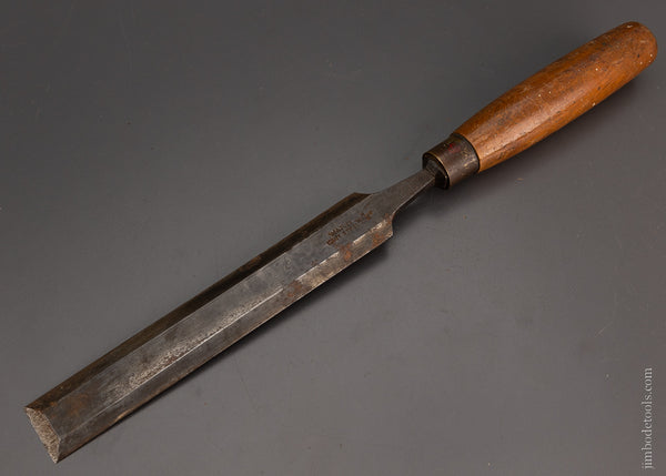 1 1/4 x 15 Inch Long, Thin Boxwood Handle Paring Chisel WARD - 104575