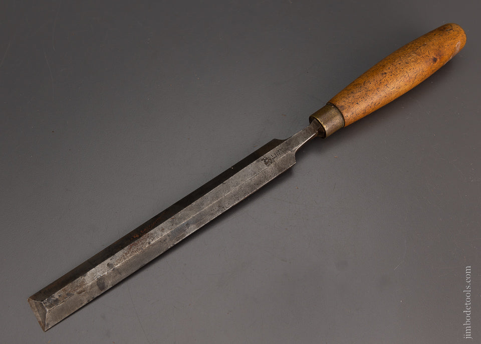 1 x 15 Inch Long, Thin Boxwood Handle Paring Chisel I. SORBY - 104577