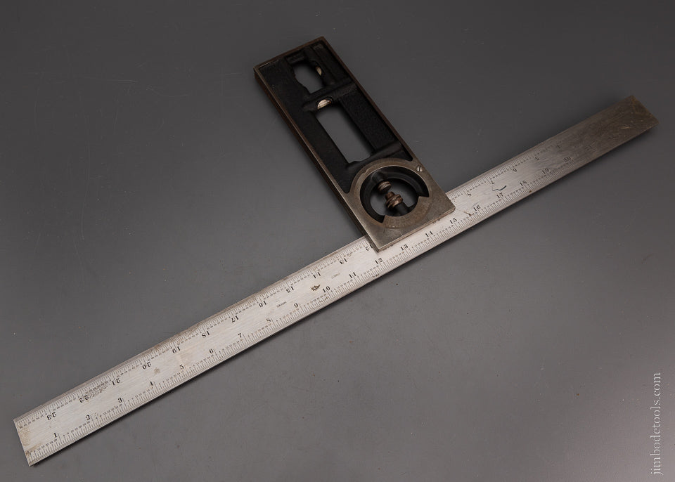 Near Mint STARRETT No. 439 Builder’s Square & Protractor - 104587