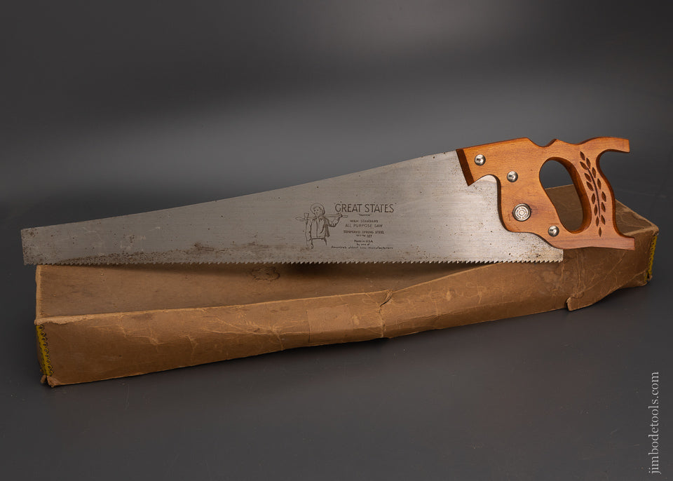 GREAT STATES 26 Inch Rip Hand Saw Mint in Box - 104588