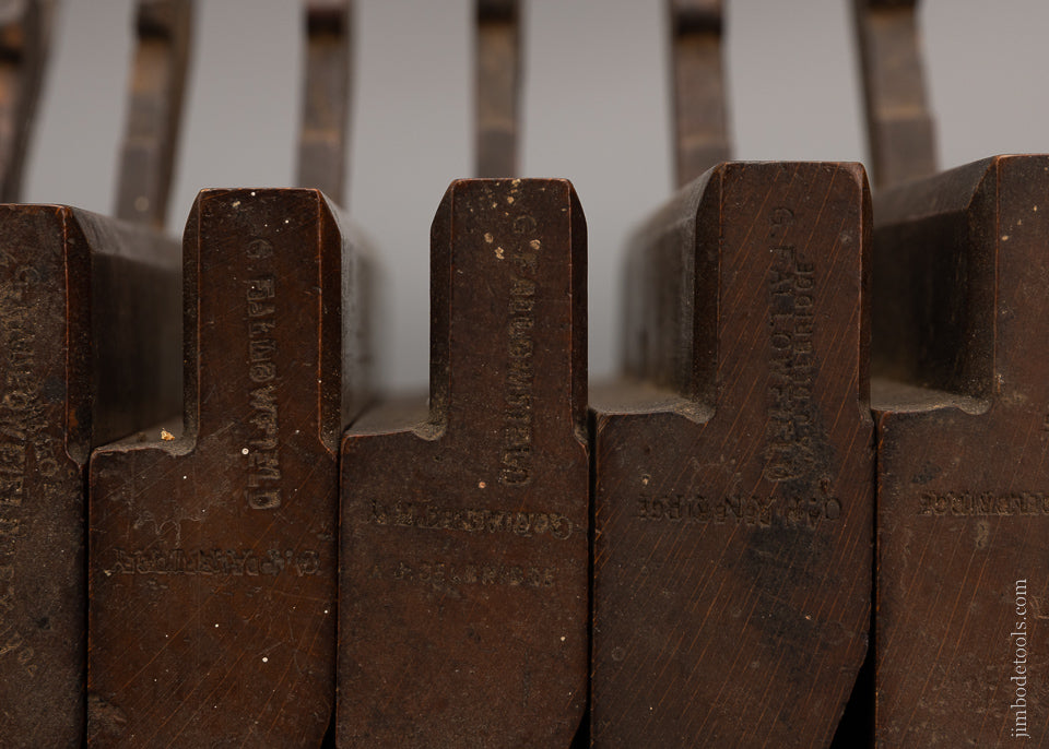 Fine Set of Skewed Hollow & Round Moulding Planes Excellent Users - 104591