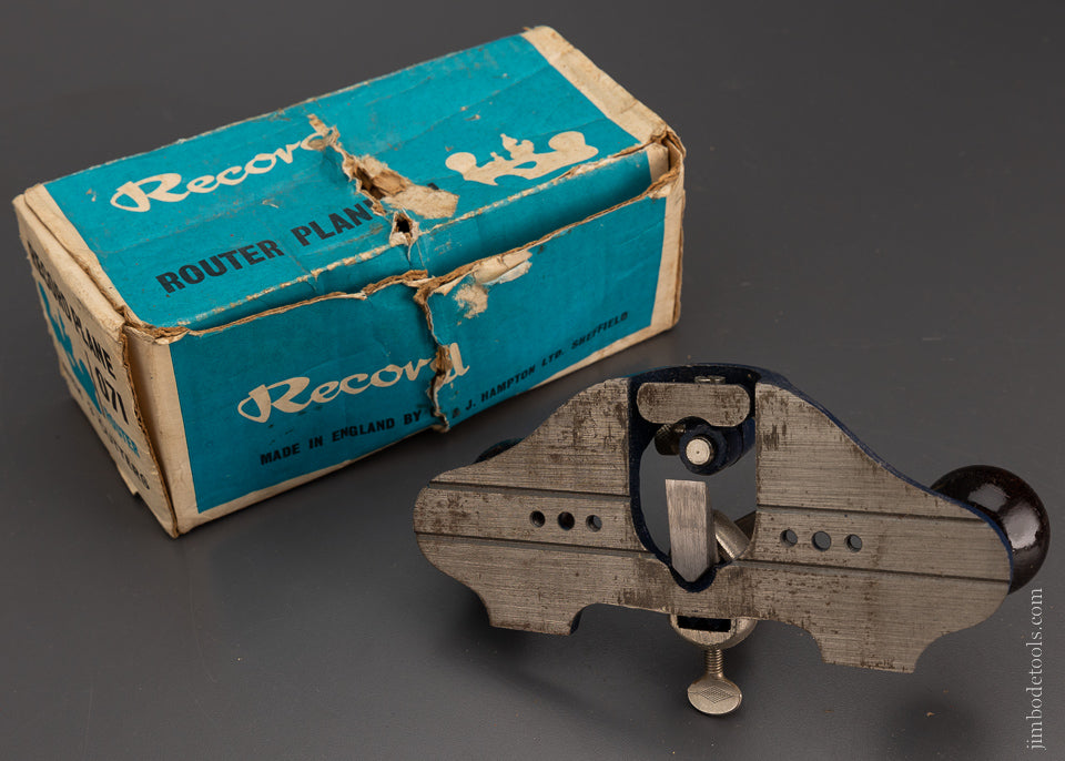 Jim Router RECORD No. 071 Router Plane 100% Complete Near Mint in Box - 104626 ...