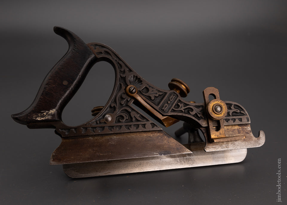 Crisp STANLEY No. 43 MILLERS PATENT Plow Plane Type 3 Ca. 1874 - 104628