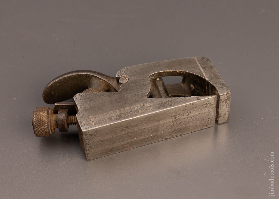 RECORD No. 077A Bullnose Shoulder Plane Fine - 104643