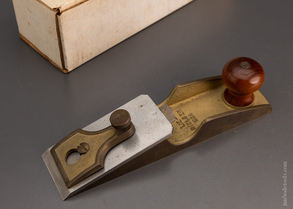 Rare & Discontinued LIE NIELSEN No. 97 Large Bronze Chisel Plane Near Mint in Original Box - 104690
