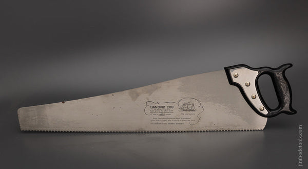 Dead Mint Unused SANDVIK No. 288 Rip Hand Saw - 104707