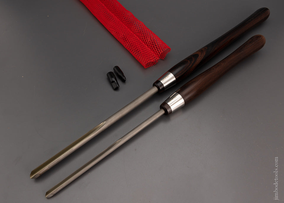 Dead Mint Pair of Rosewood Handle Bowl Gouges by J. GLASER Limited Edition #86 of 500 -104708