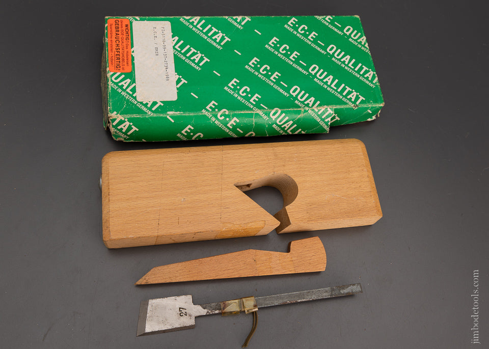 ECE 1 Inch SKEW Rabbet Plane Mint in Box - 104732