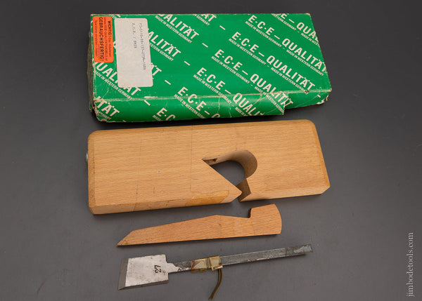 ECE 1 Inch SKEW Rabbet Plane Mint in Box - 104732