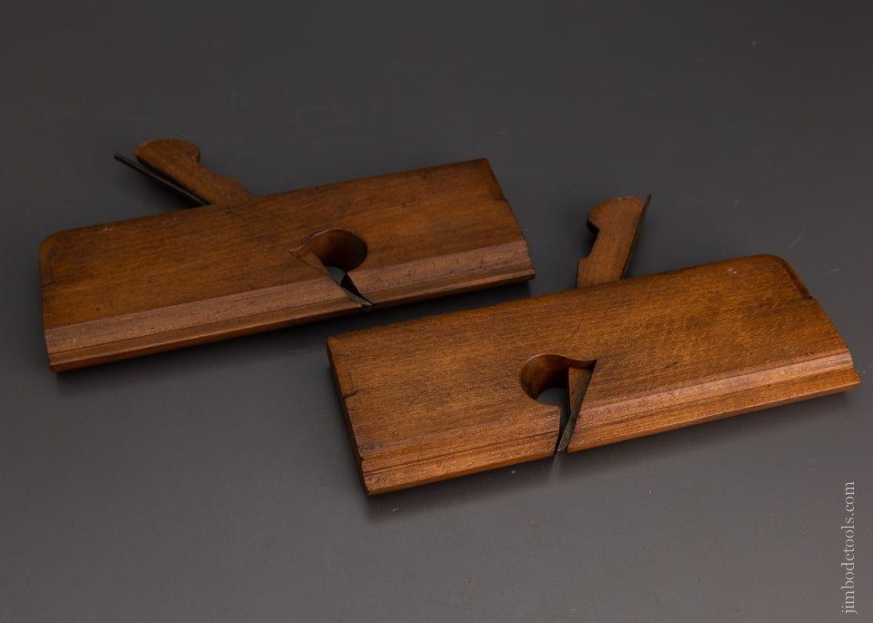 Fine Pair of Side Round Moulding Planes by J.V. HILL 1834-1905 - 104738