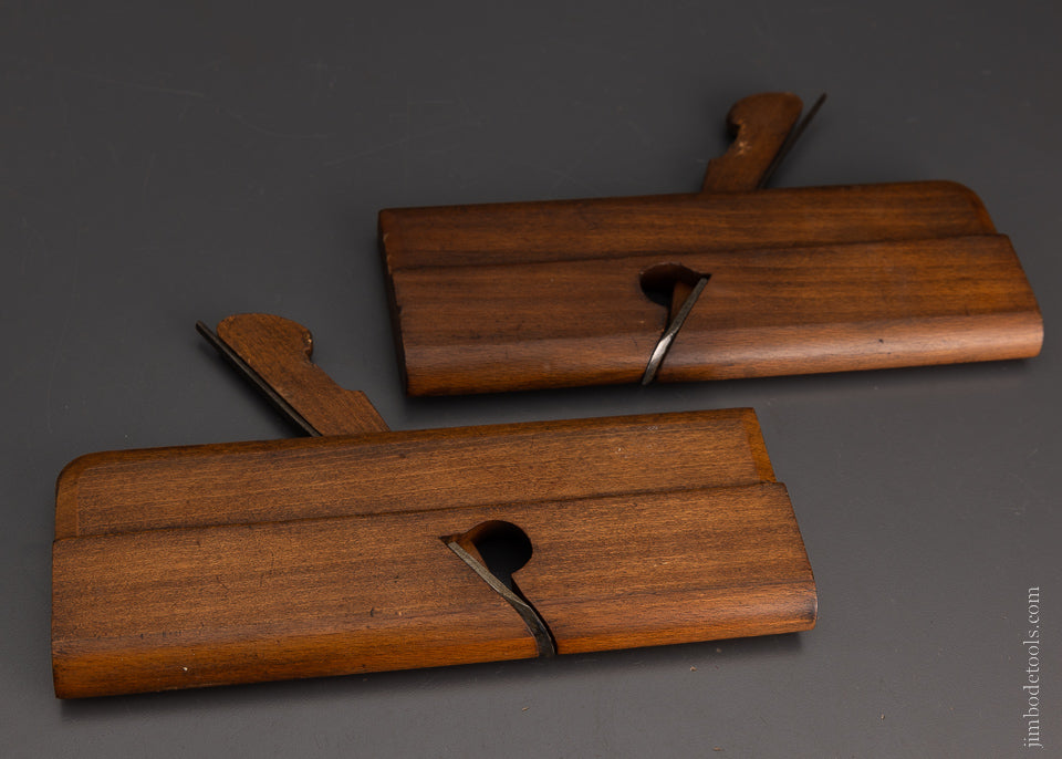 Fine Pair of Side Round Moulding Planes by J.V. HILL 1834-1905 - 104738