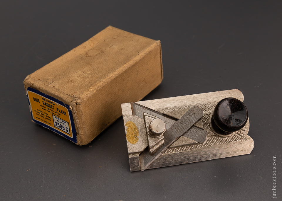 RECORD No. 2506 S Side Rabbet Plane Mint in Box - 104746