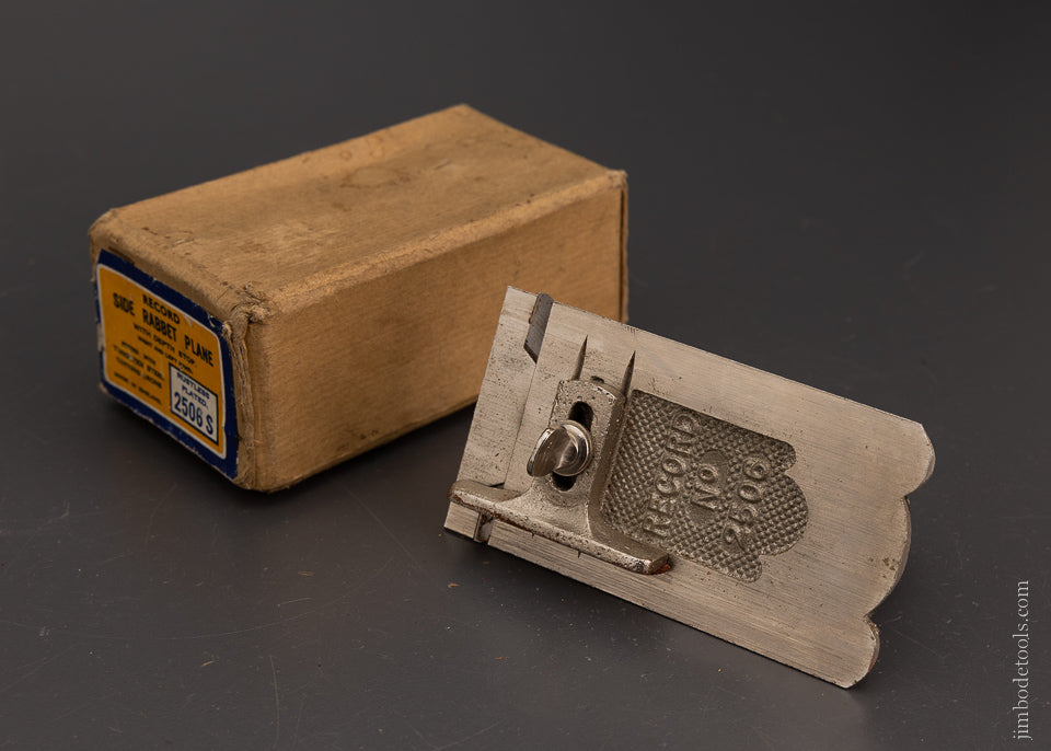RECORD No. 2506 S Side Rabbet Plane Mint in Box - 104746