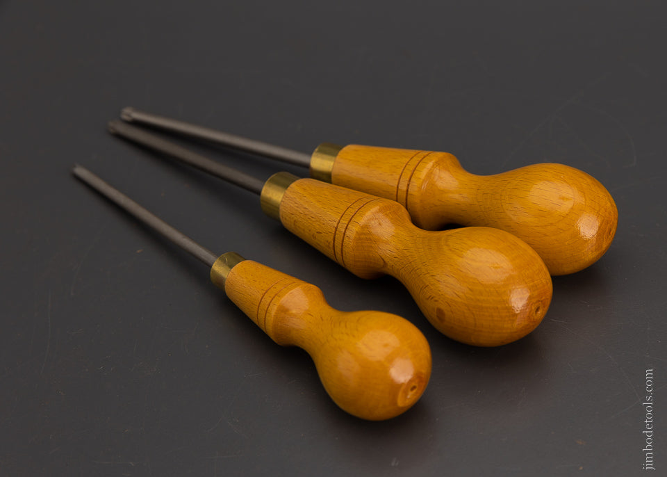 Rare MARPLES Phillips Cabinet Maker’s Screwdriver Set 3 Sizes - 104776