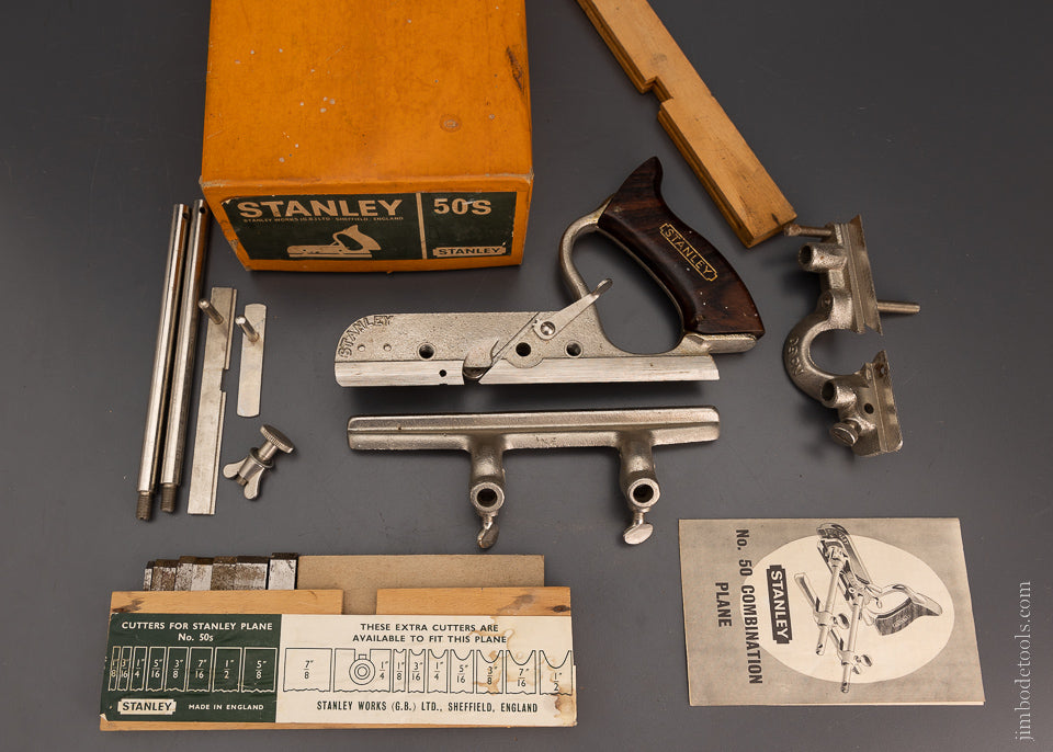 STANLEY No. 50S Plane Mint in Box 100% Complete - 104781