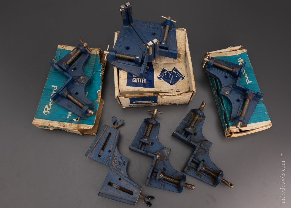 Box Lot Of RECORD & MARPLES Miter Clamps, Corner Cramps - 104808