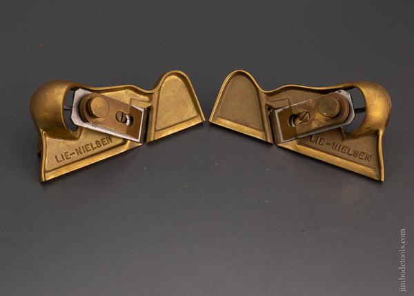 Near Mint Impossible-To-Find LIE NIELSEN No. 95 Left & Right Edge Trimming Planes - 104813