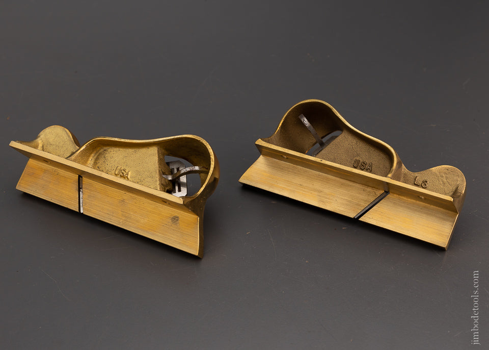 Near Mint Impossible-To-Find LIE NIELSEN No. 95 Left & Right Edge Trimming Planes - 104813