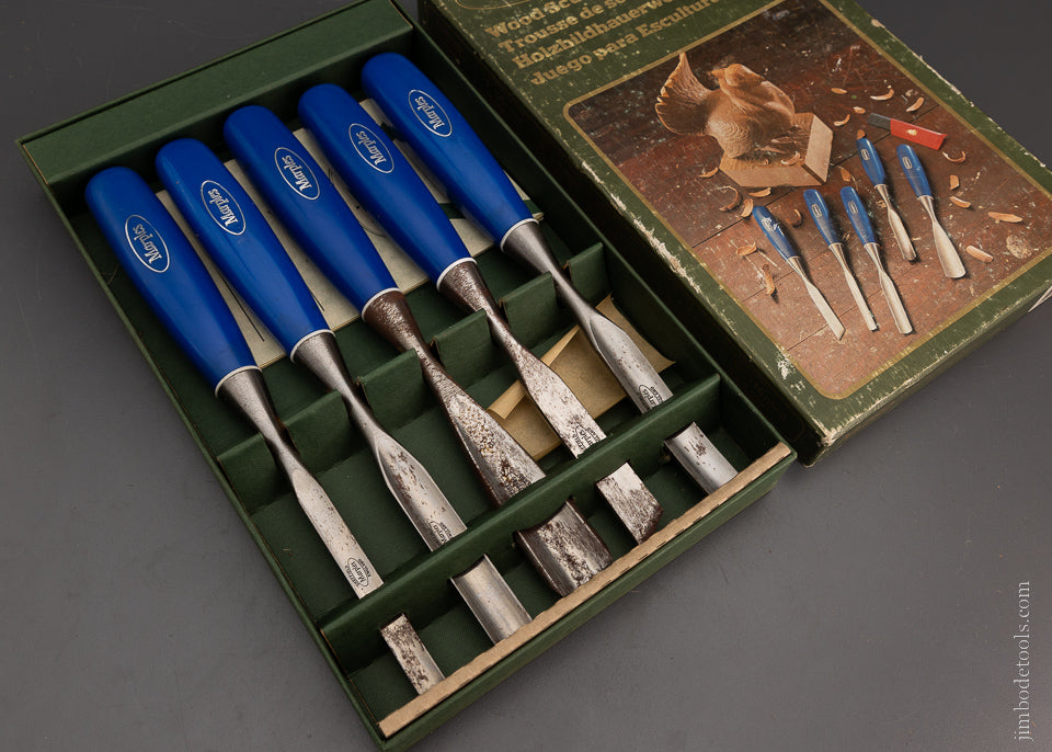 Set of 5 MARPLES Wood Sculpting Set - 104833 – Jim Bode Tools