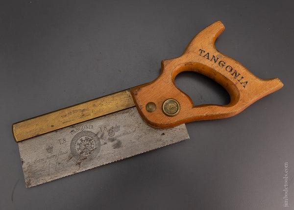 Fine 8 Inch Brass Back Dovetail Saw by TAYLOR BROTHERS - 104836