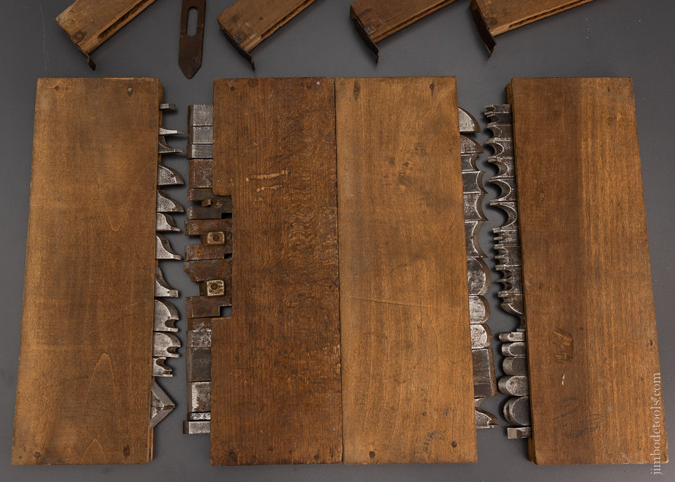 Complete Set of 55 Cutters for STANLEY No. 55 Combination Plane - 1048 ...