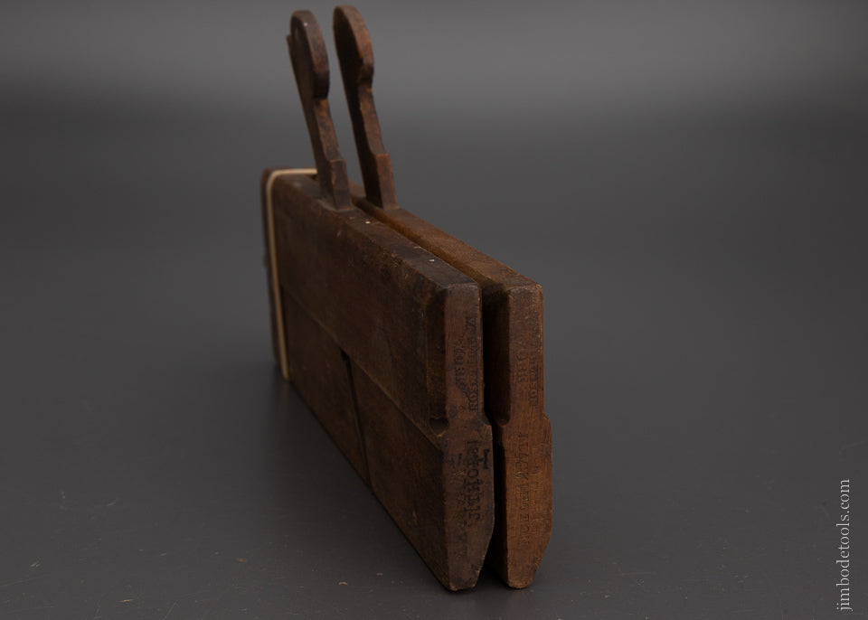 Good User Pair of No. 4 Hollow & Round Planes by VARVILL YORK Ca. 1829-40 FINE- 104855