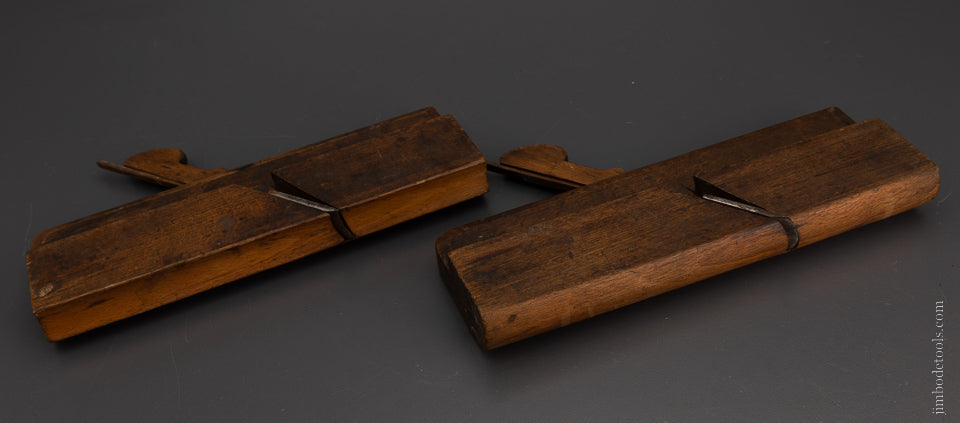 Good User Pair of No. 12 Hollow & Round Planes by VARVILL YORK Ca. 1829-40 GOOD+ - 104856