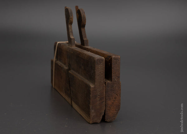 Good User Pair of No. 8 Hollow & Round Planes by VARVILL YORK Ca. 1829-40 GOOD+ - 104857