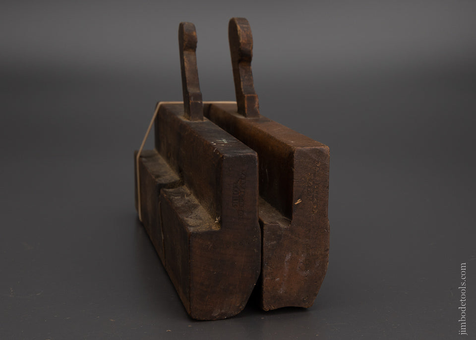 Good User Pair of No. 14 Hollow & Round Planes by VARVILL YORK Ca. 1829-40 GOOD+ - 104858