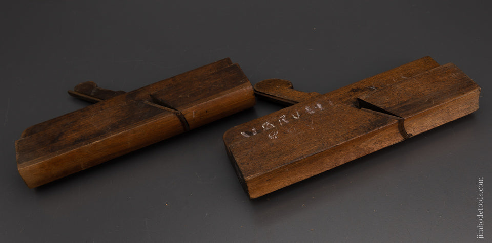 Good User Pair of No. 14 Hollow & Round Planes by VARVILL YORK Ca. 1829-40 GOOD+ - 104858