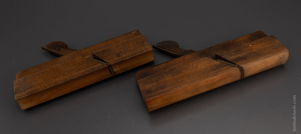 Good User Pair of No. 14 Hollow & Round Planes by VARVILL YORK Ca. 1829-40 - FINE - 104860