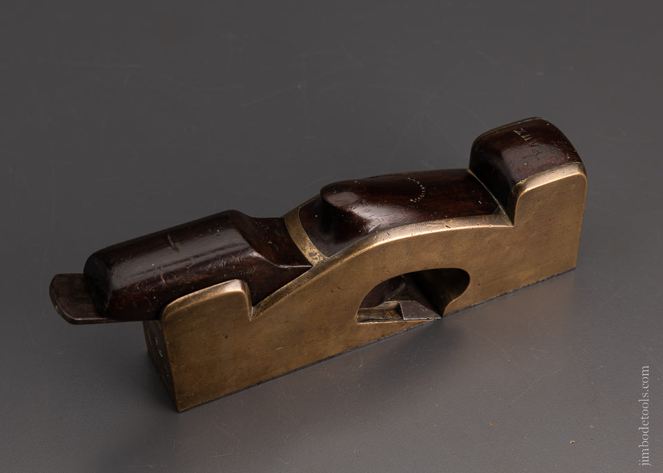 Nice Gunmetal Rosewood Infill Shoulder Plane - 104871