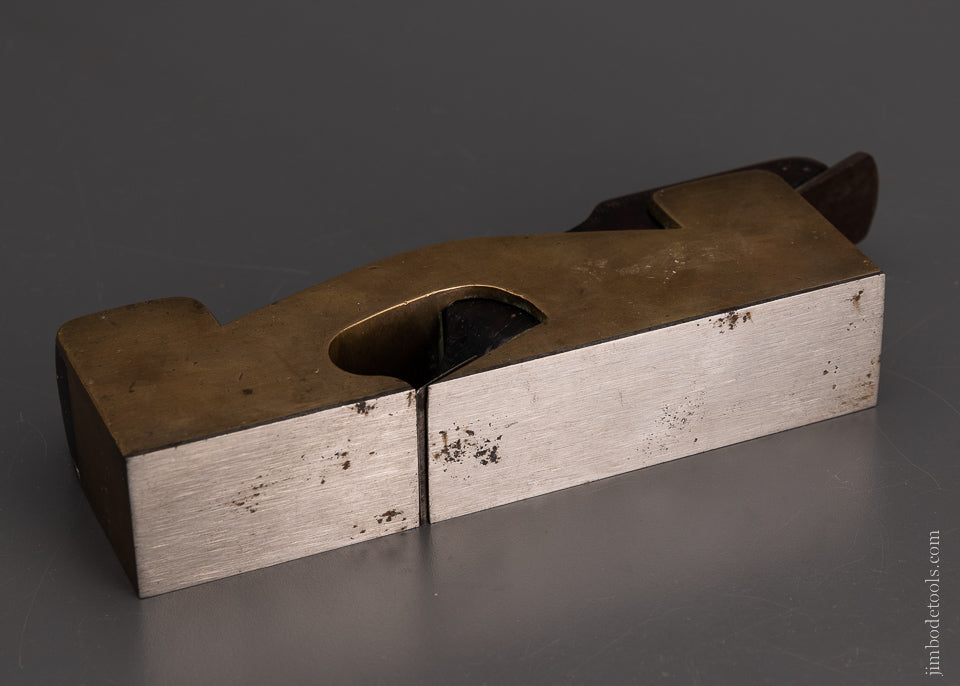 Nice Gunmetal Rosewood Infill Shoulder Plane - 104871
