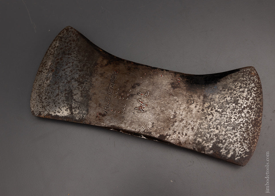 Extra Fine Embossed KELLY BLACK RAVEN Double Bit Axe - 104873
