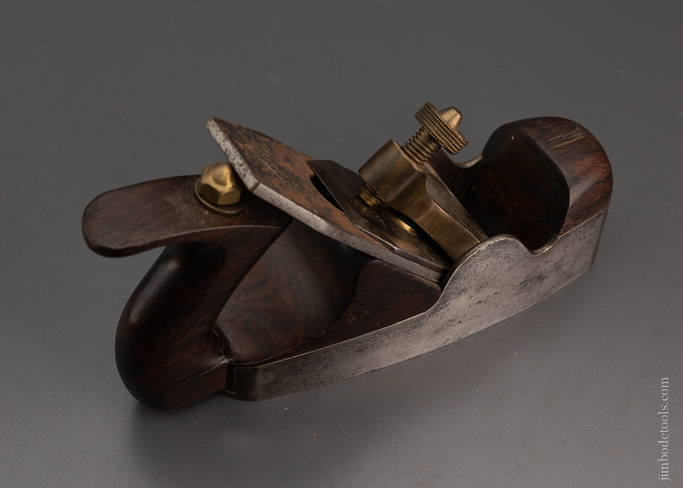Good User MATHIESON Rosewood Infill Dovetailed Smooth Plane - 104878