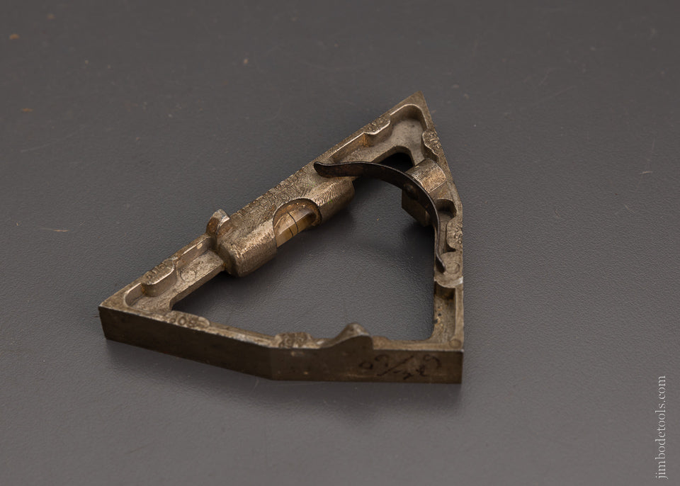 Rare STANLEY No. 2 Triangular Rule Attachment Mint! Signed! - 104900