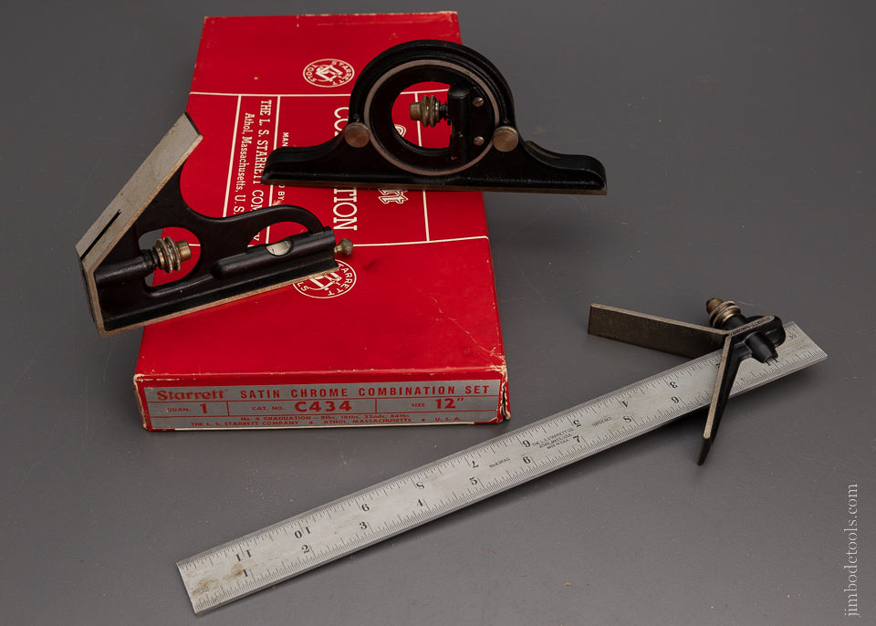 12 Inch STARRETT C434 Combination Set - 104925