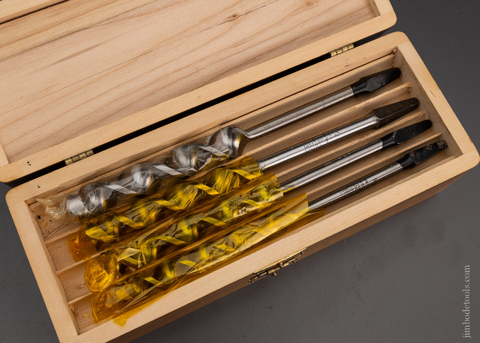 Complete Set of 13 RUSSELL JENNINGS Auger Bits in Original Three Tiered Box - 104928
