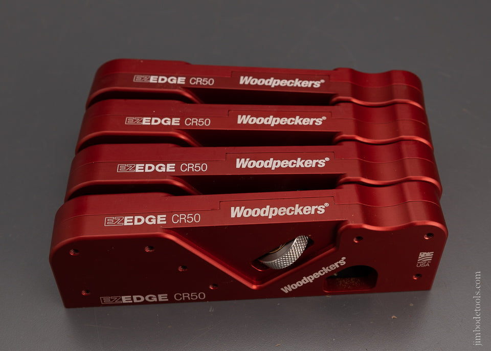 Remarkable Set of 4 WOODPECKER’S Chamfer & Rounding Planes - 104961