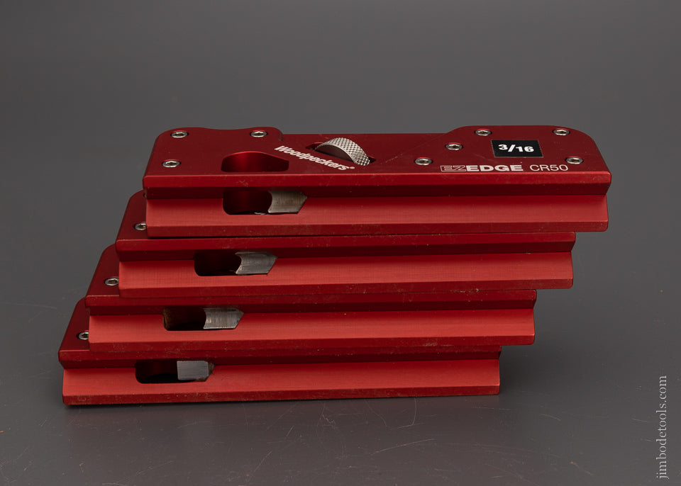 Remarkable Set of 4 WOODPECKER’S Chamfer & Rounding Planes - 104961
