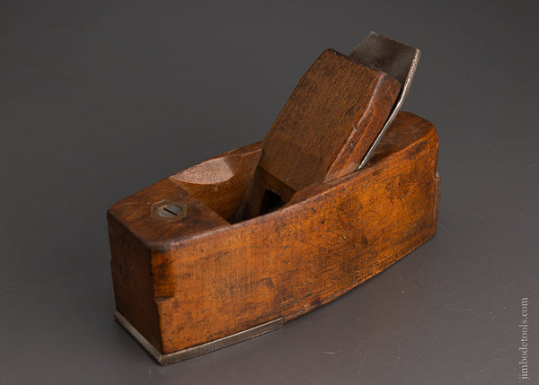 JOHN MOSELEY & SON Coffin Smooth Plane with Adjustable Mouth Plate - 104983