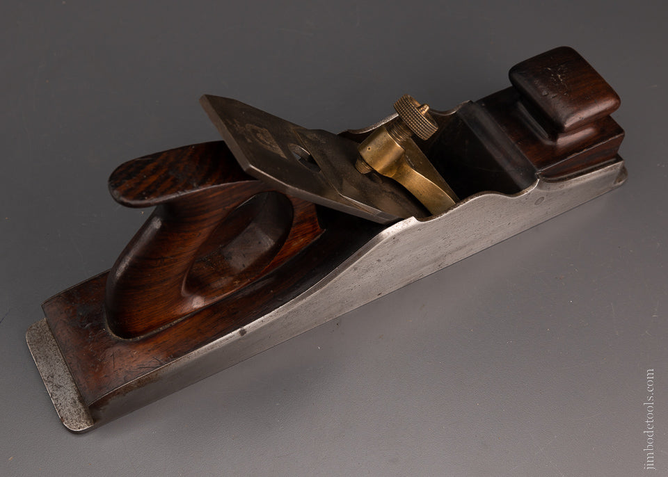 Fantastic 14 1/2 Inch NORRIS No. 1 Dovetailed Rosewood Infill Plane - 104993